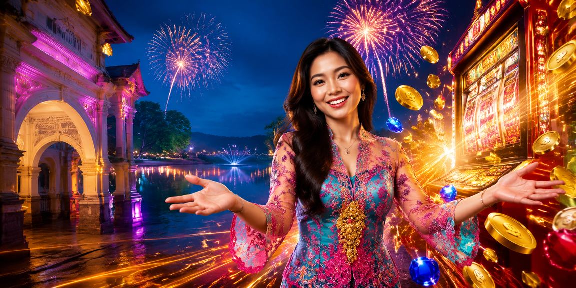 Skrin permainan slot dalam talian bergaya Malaysia yang menarik